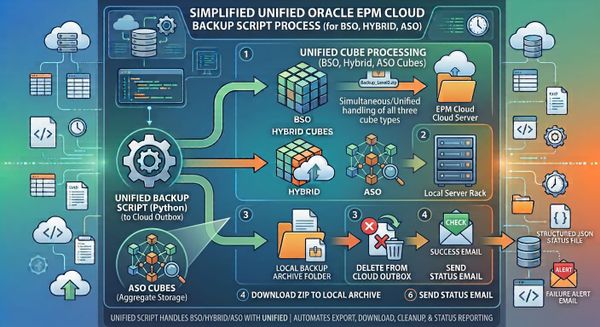 Automating Oracle EPM Level0 Backups — With Email Reports, No Third-Party API Needed