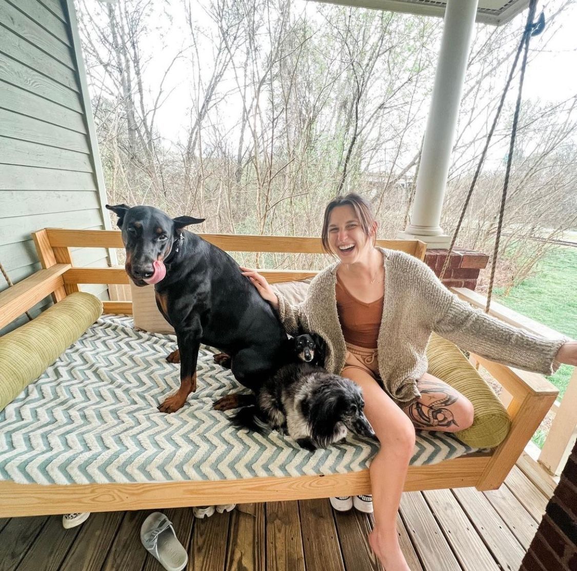 The Peaceful Porch Swing