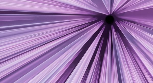 Abstract purple image of a tunnel