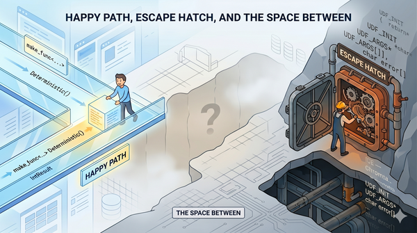 Happy Path, Escape Hatch, and the Space Between