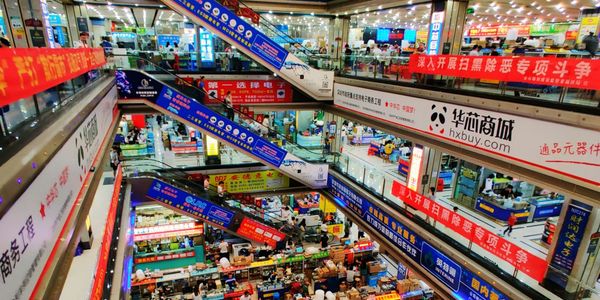 Huaqiangbei Electronics Market in Shenzhen