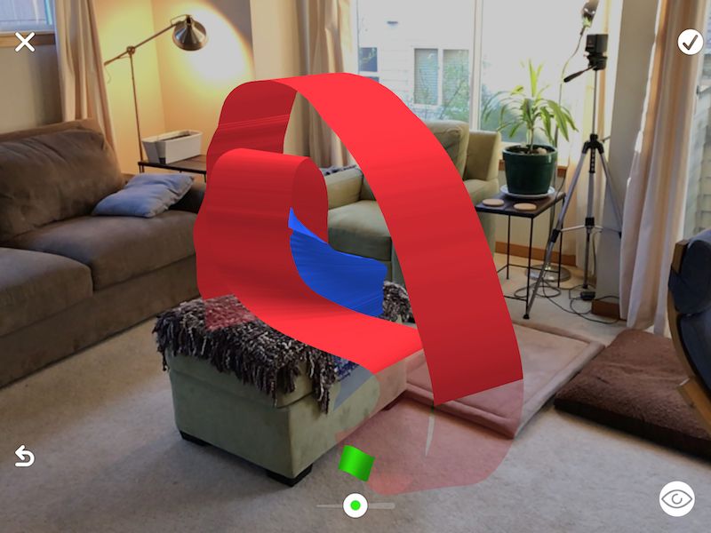 a version of the AFrame APainter demo in AR