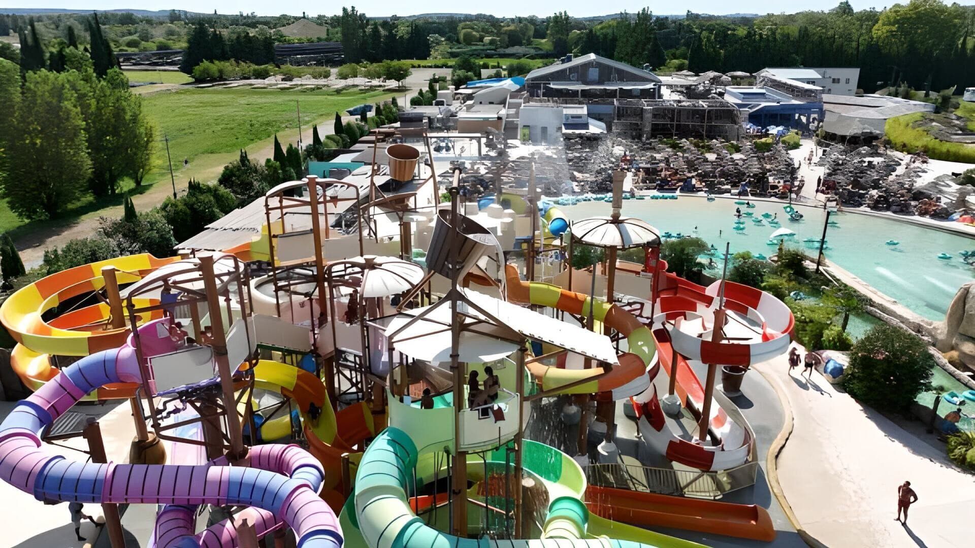 Parc aquatique et toboggans géants : Techno XXL