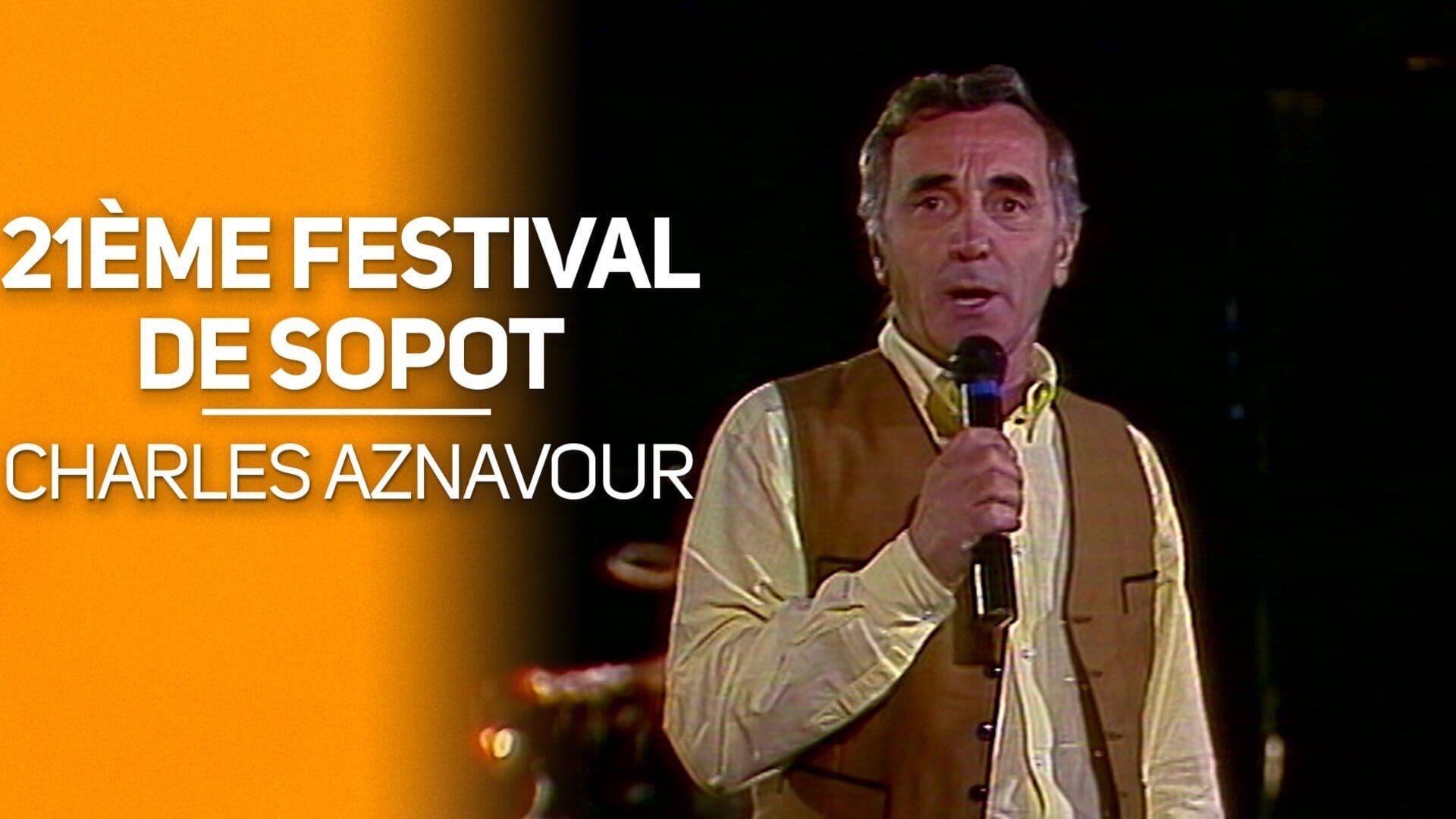 Charles Aznavour au 21ème Festival de Sopot