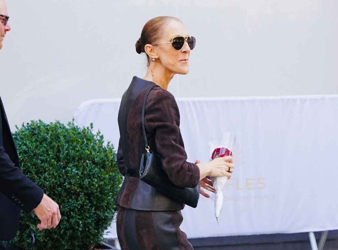 Paris, FRANCE Céline Dion is seen leaving her hotel for her concert in Paris, France. Pictured: Celine Dion | 00770617