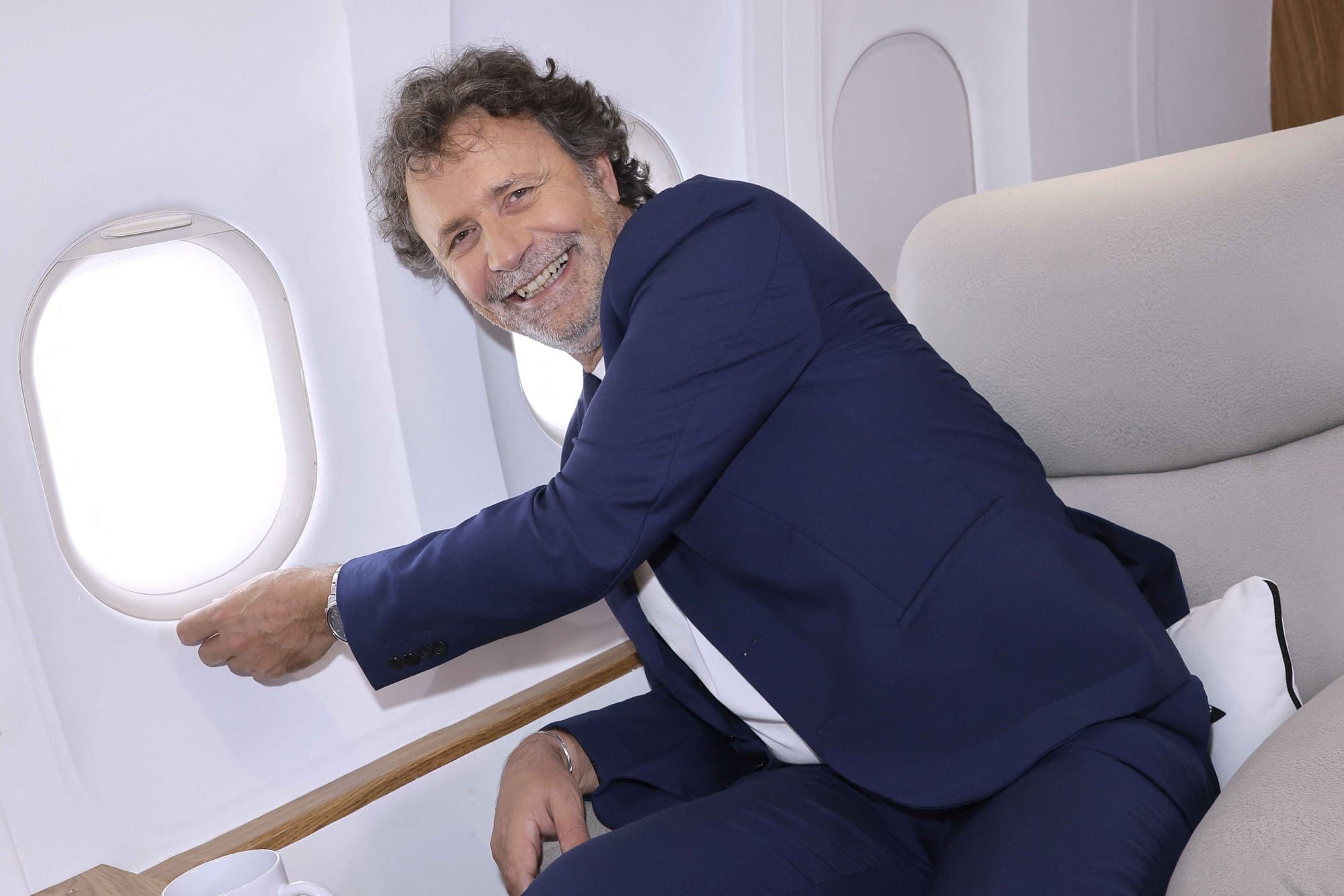 Exclusif - Christophe Carrière lors de l'enregistrement de l'émission "Le Jet de Luxe", présentée par Jordan de Luxe. Paris, le 9 septembre 2026. © Cédric Perrin/Bestimage # No Web Belgique