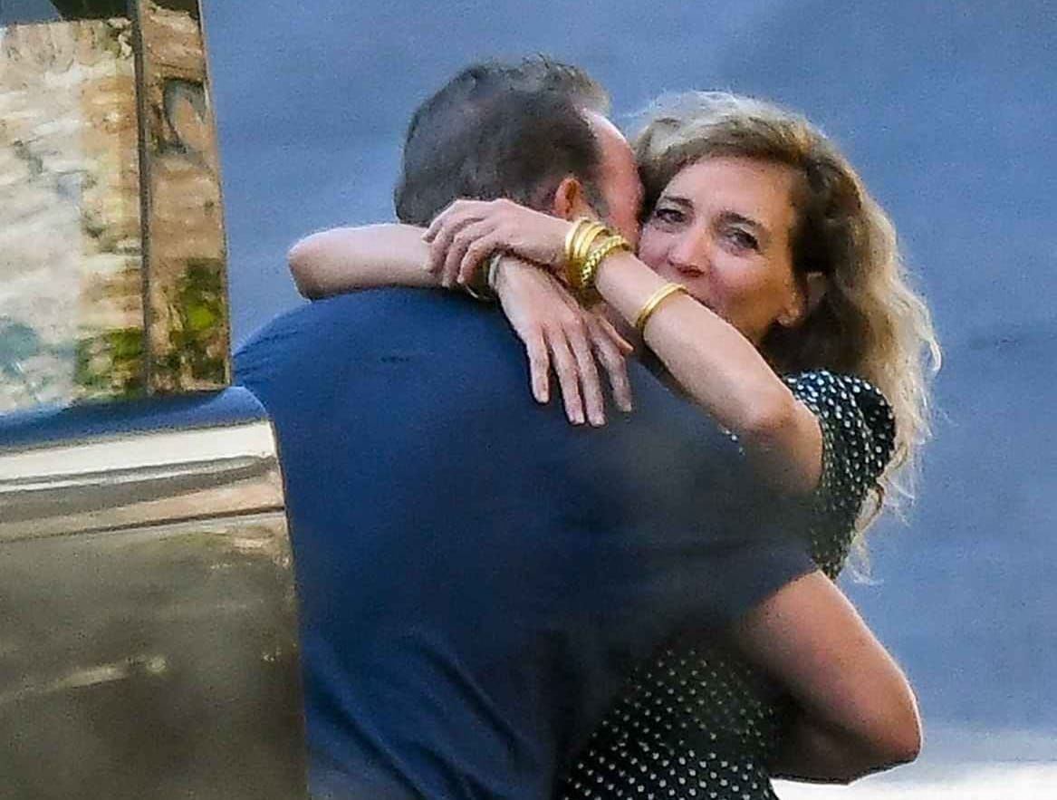 Exclusif - Prix Spécial - No Crédit - BI - No Web - Jean Dujardin et sa nouvelle compagne, Aurélie Chaigneau, ont été aperçus ensemble à Saint-Cloud, France, le 5 septembre 2026. Le couple a