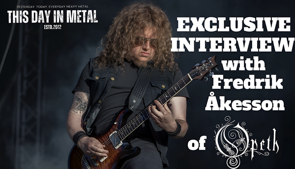 All Secrets Revealed Now, In Paragraphs: An Interview with Opeth's Fredrik Åkesson