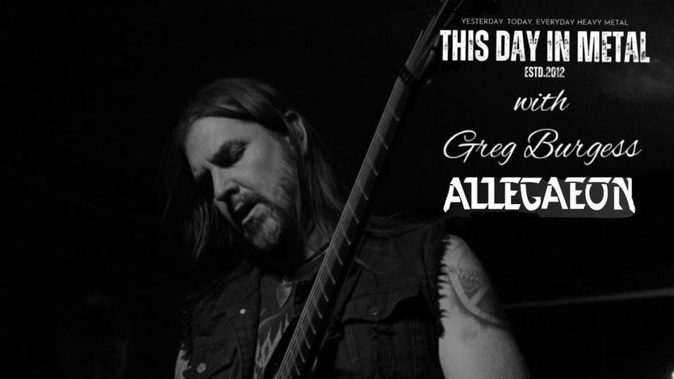 Guitar Virtuoso Greg Burgess of Allegaeon Discusses The Band’s New Record "The Ossuary Lens"