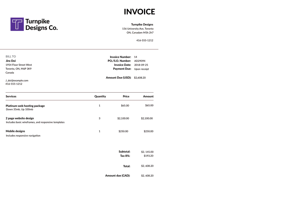 Invoice Named Entity Recognition