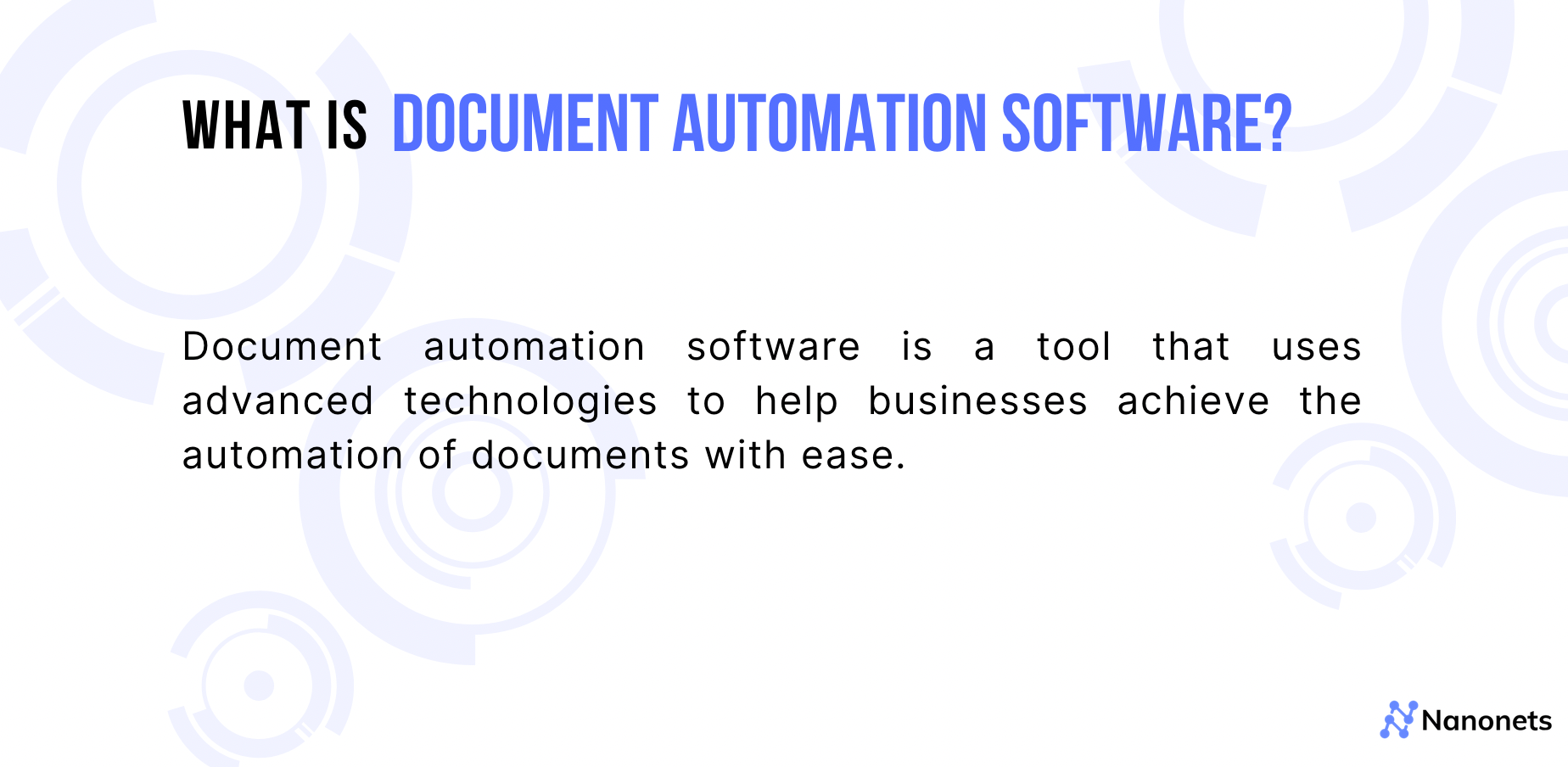 Document automation definition