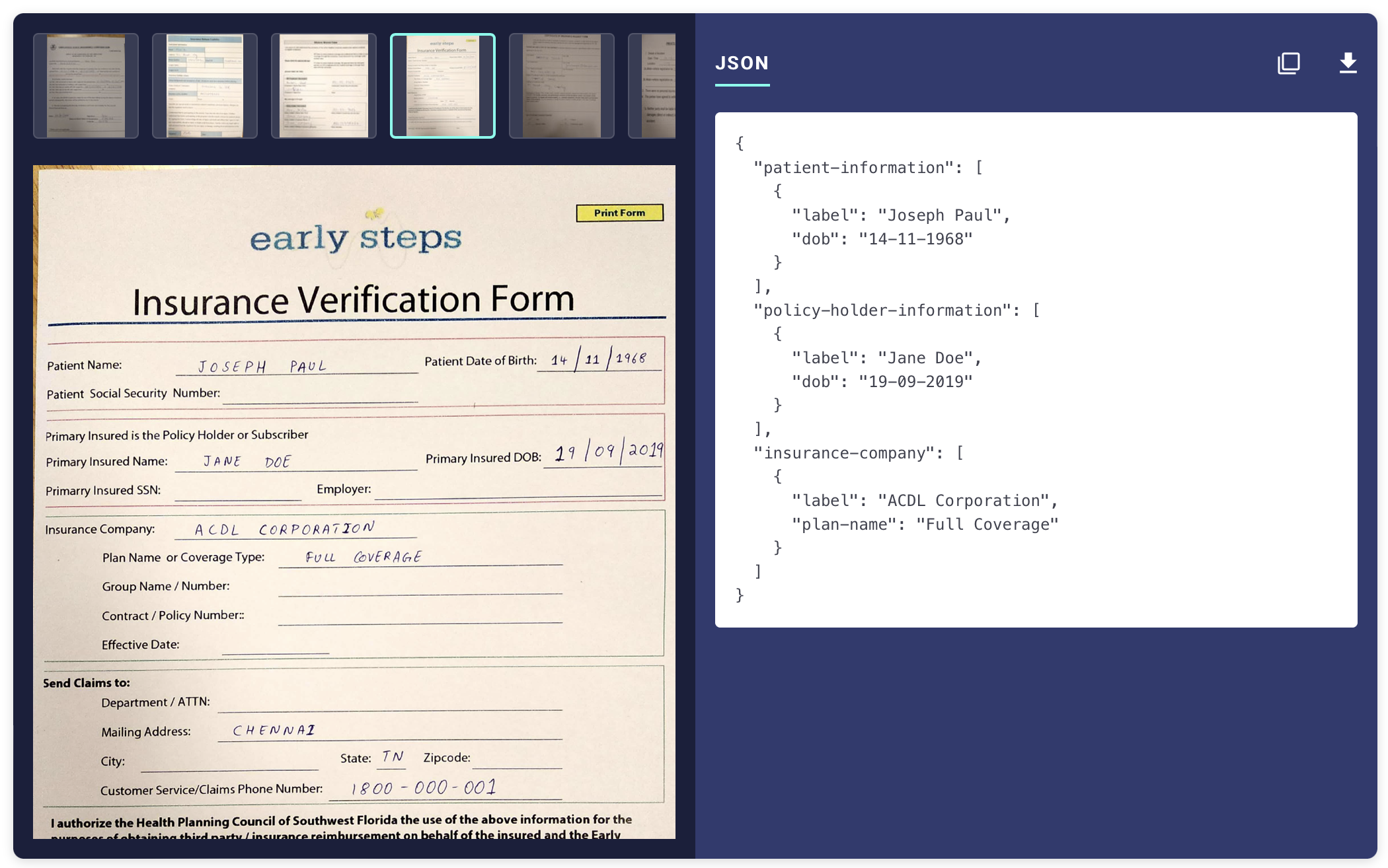 OCR forms processing software