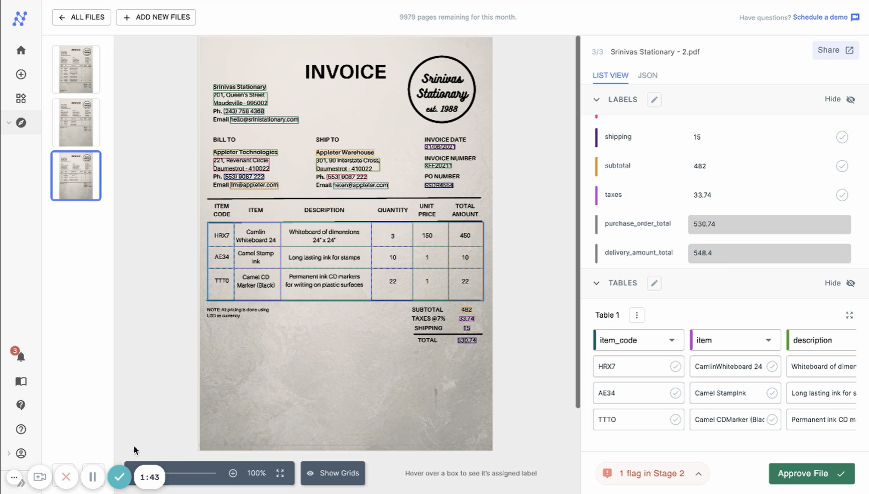 Nanonets can help you capture data from documents with high accuracy