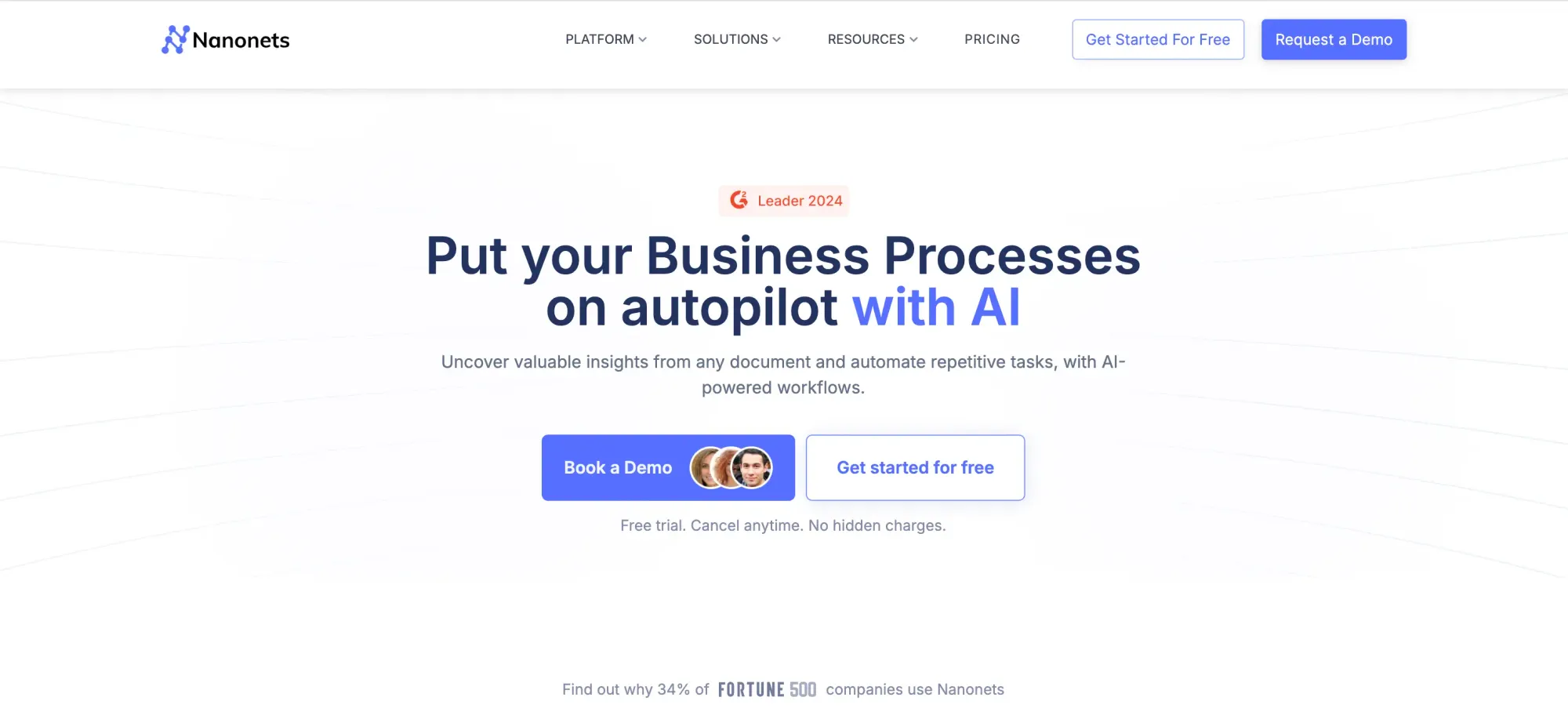 Nanonets for Data Extraction