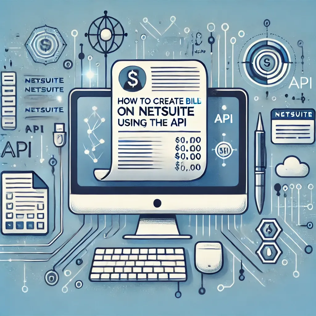 How To Create Vendor Bills on NetSuite using the API?