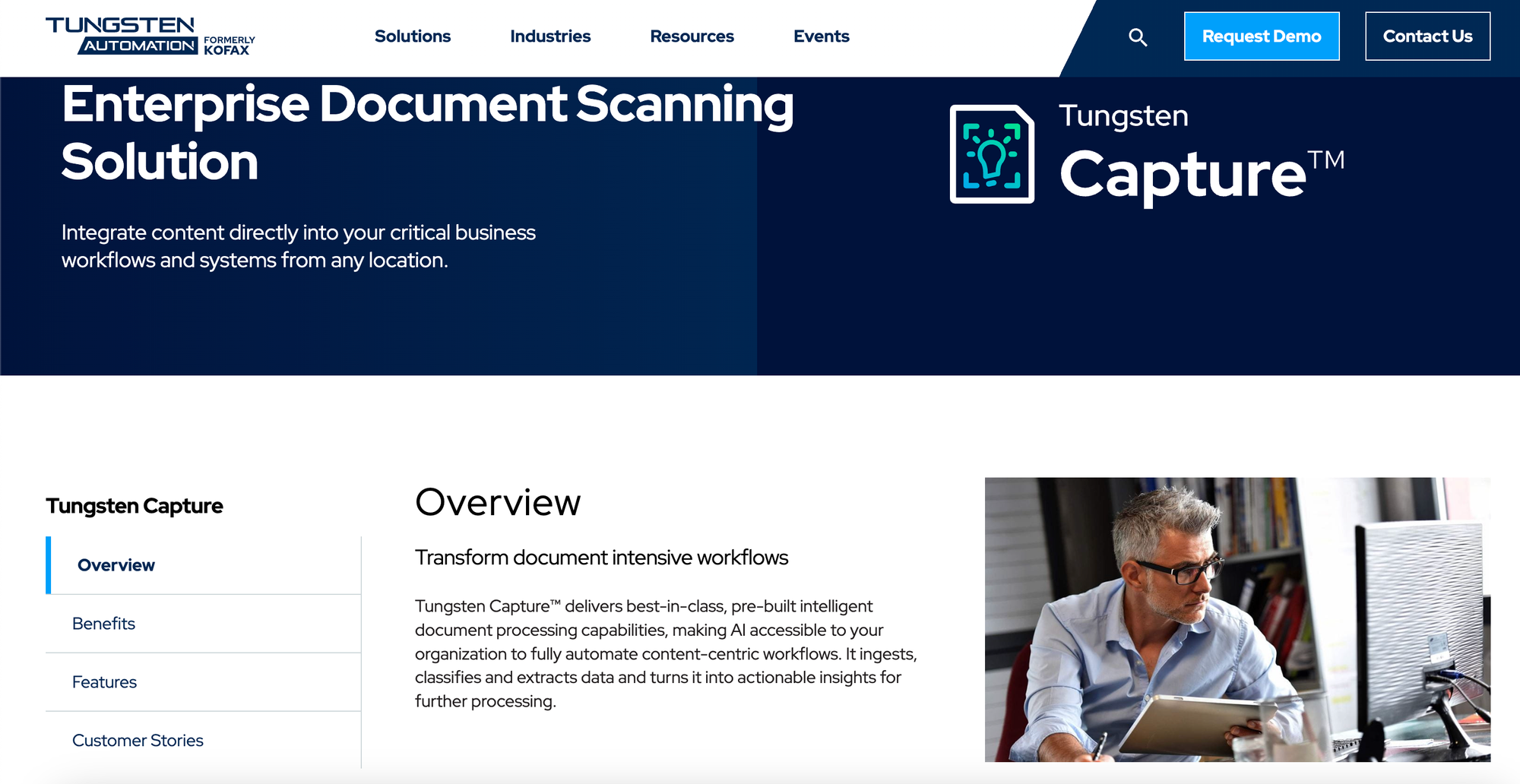 Tungsten Capture - best Hyperscience alternatives