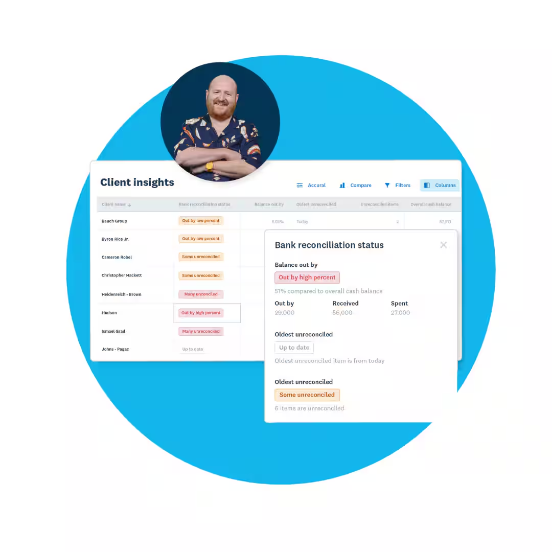 Xero's smart bank reconciliation