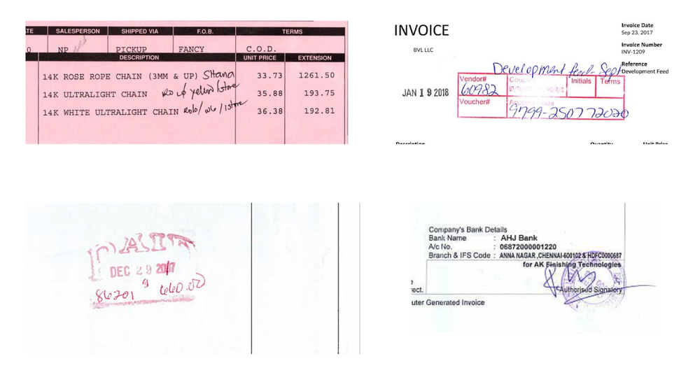 invoice format diversity and data complexity