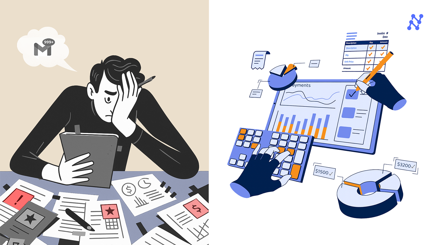 Manual invoice processing vs Automated invoice processing