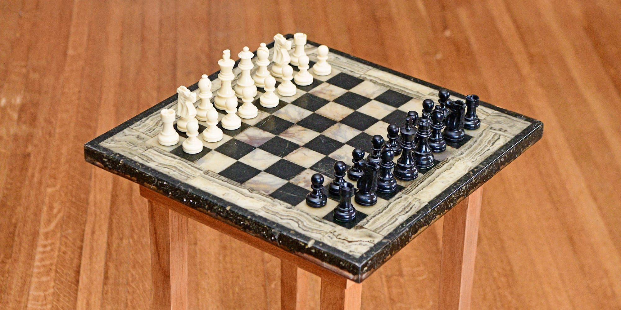 Restoring Grandpa's chess table