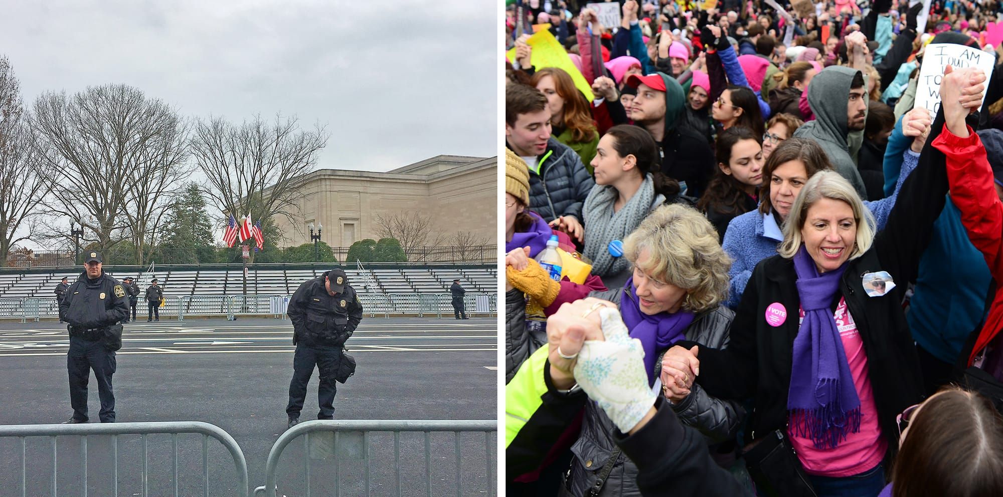 Trump Inauguration 2017 and Women's March