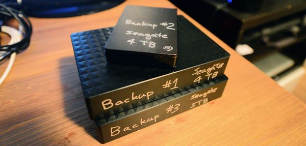 Verifying backup drives