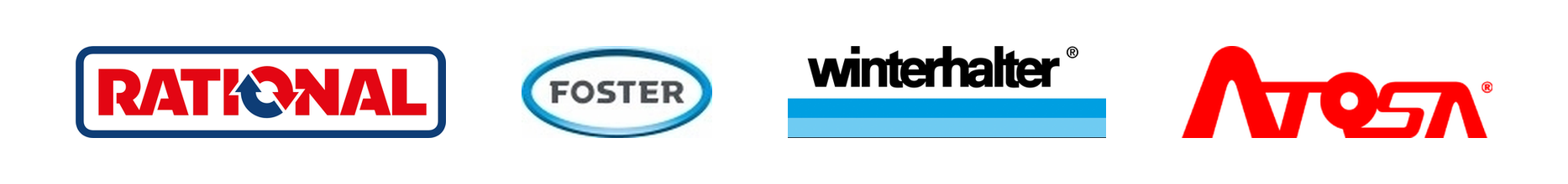 Rational, Foster Refrigeration, Winterhalter and Atosa
