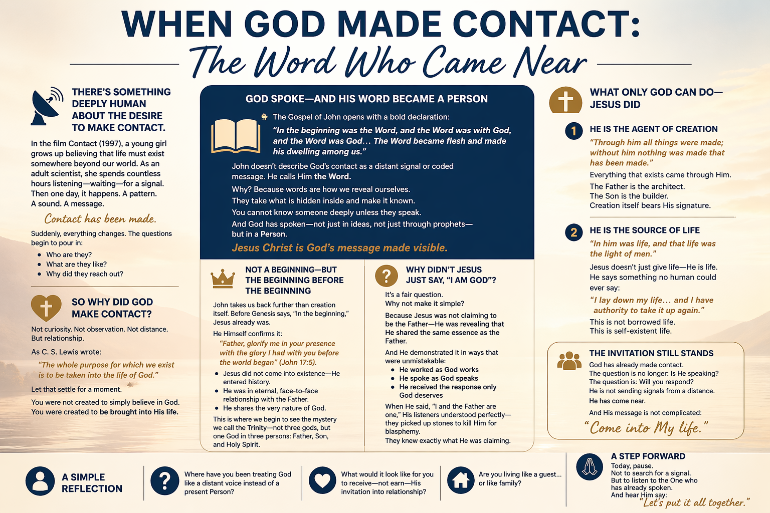 Adapted from Chapter 13, "Adoption" in Discipleship Essentials
