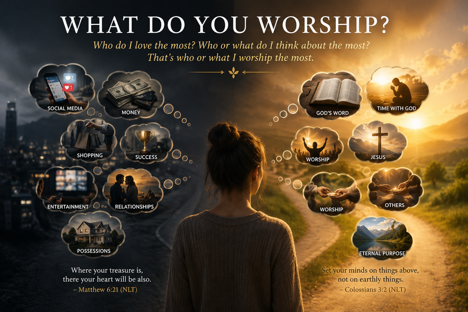 Who and what we worship reveals our heart at the core