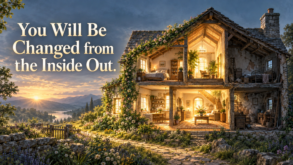 You will be changed from the inside out
