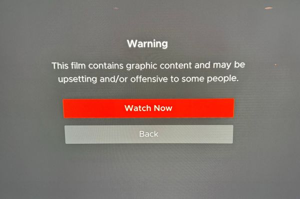 content warning ignored