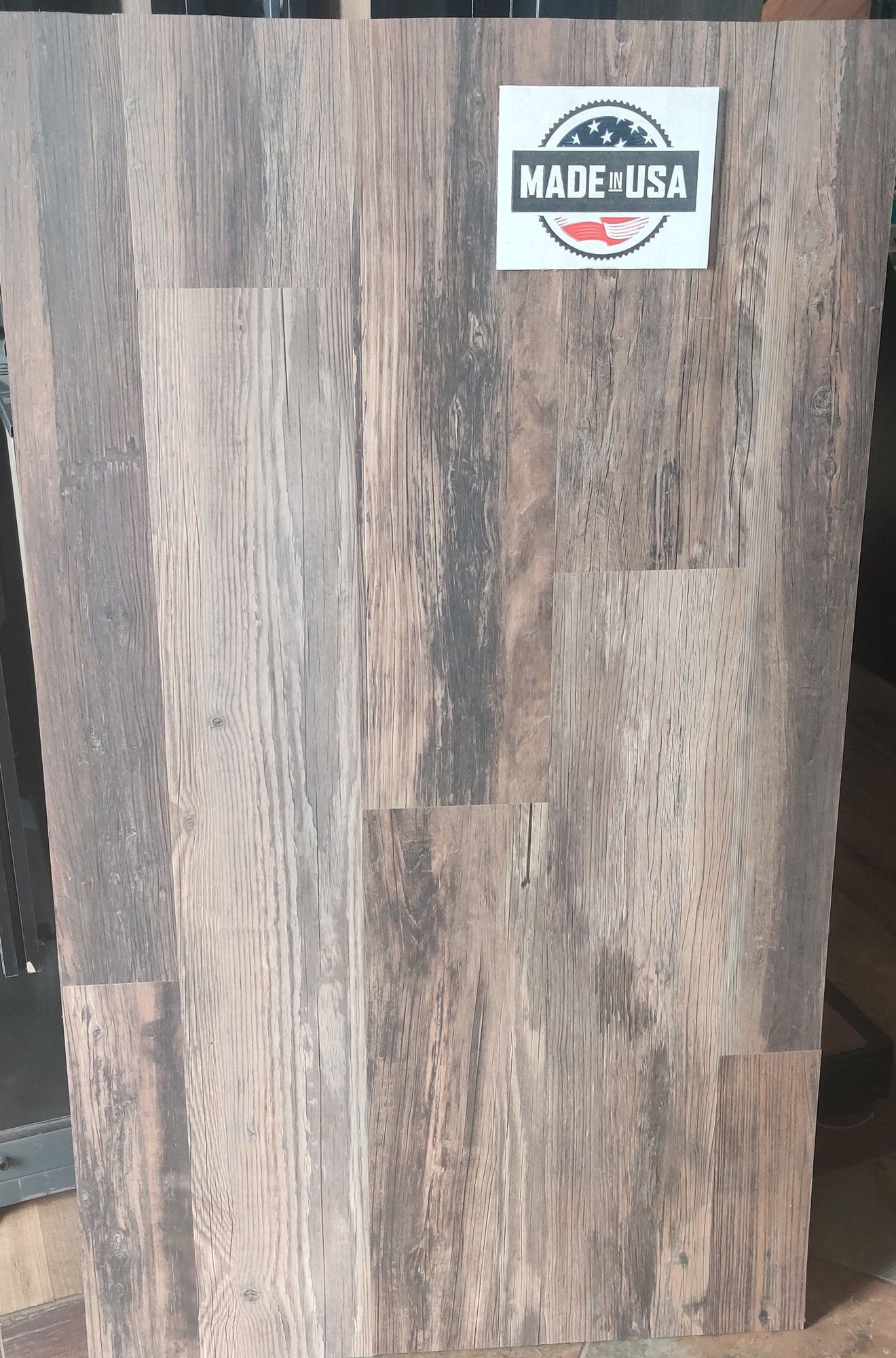 Swank Floors stocks waterproof rigid core LVP made in the USA