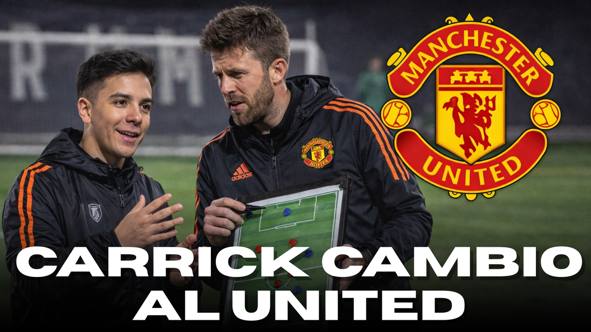 Análisis Táctica Man United de Carrick