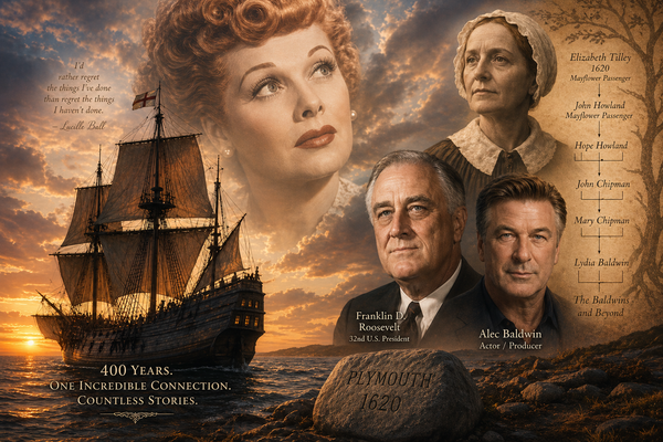 Shocking Ancestral Discoveries: Lucille Ball, Elizabeth Tilley, and the Mayflower