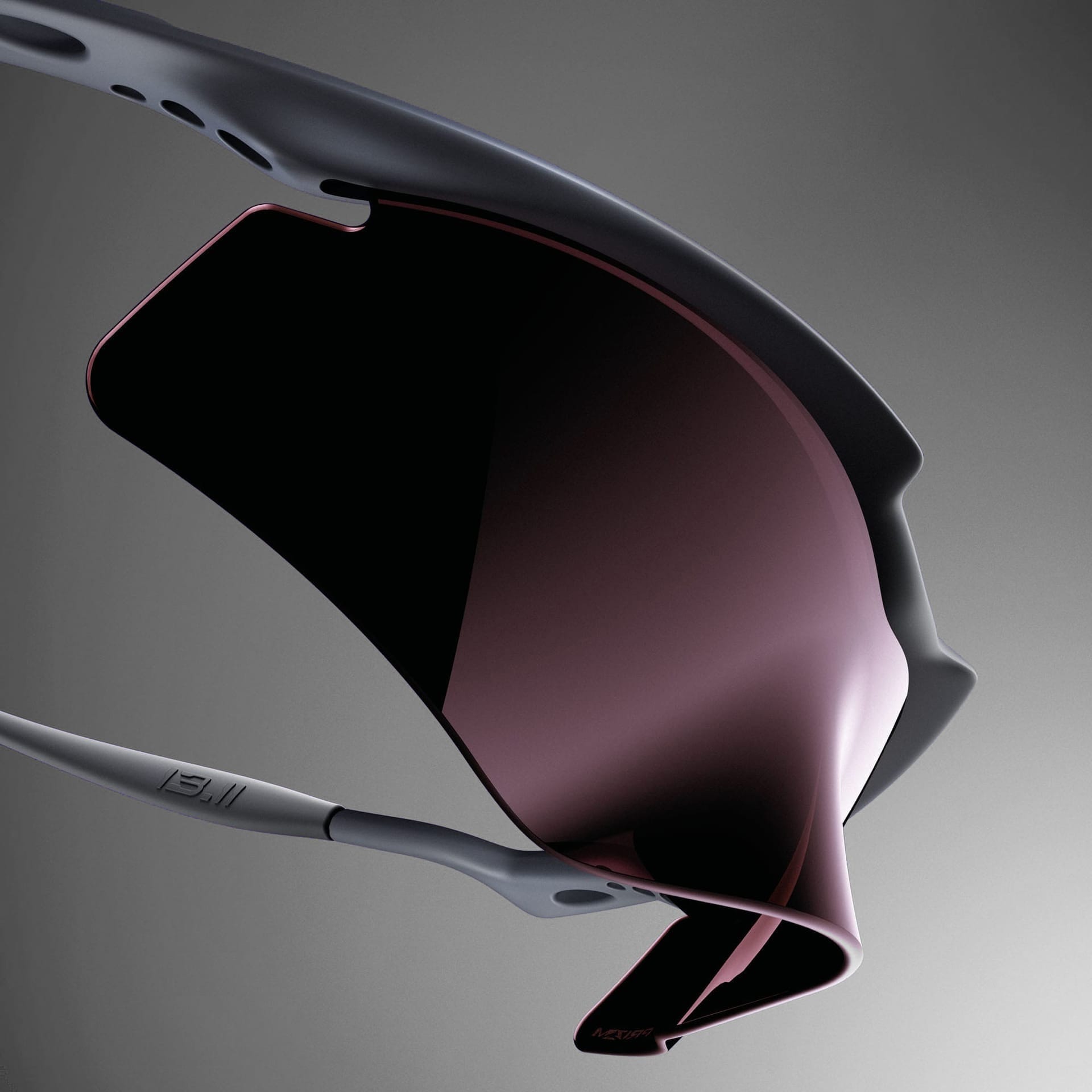 Oakley 13.11 sunglasses with Matte Fog frame and Prizm Road Black lenses OO9376-0133