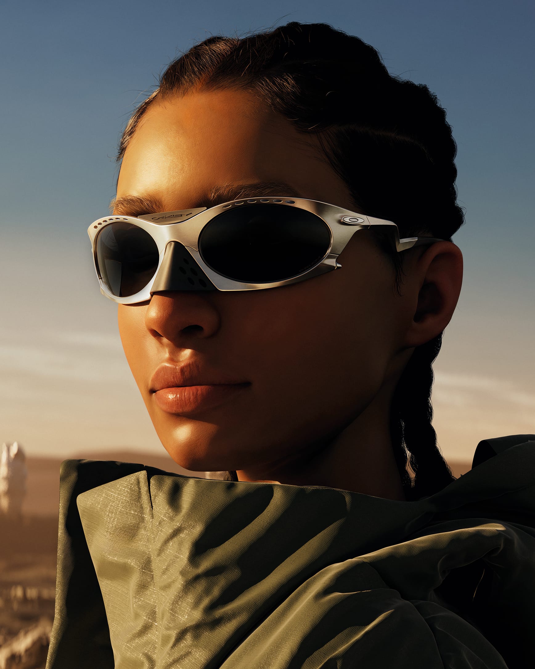 Oakley Plantaris W0OO9437 Prizm Grey Lenses, Matte Black Frame Sunglasses