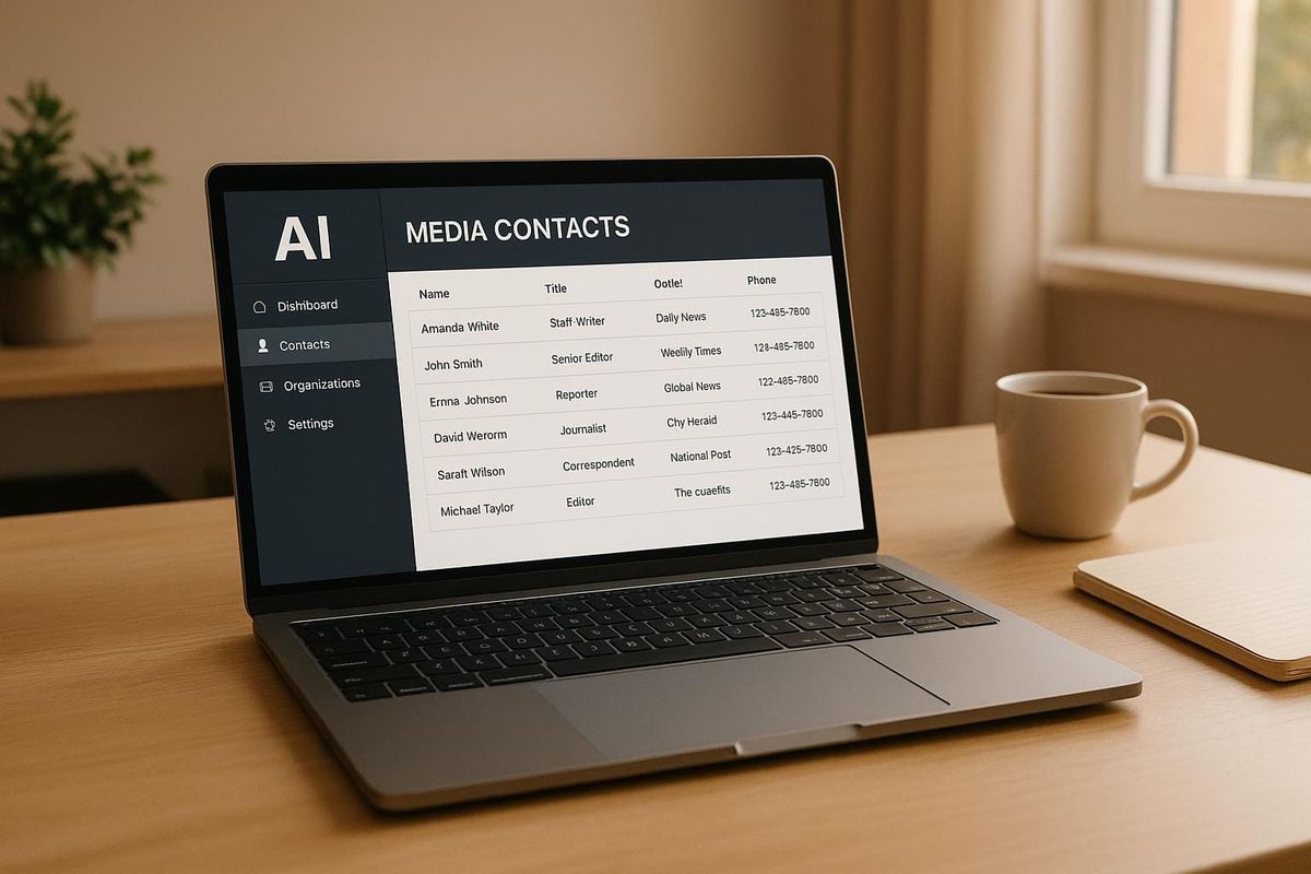 How AI Simplifies Media Contact Research