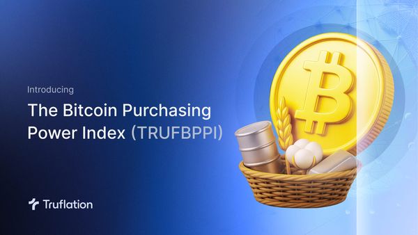 Introducing the Bitcoin Purchasing Power Index (TRUFBPPI)