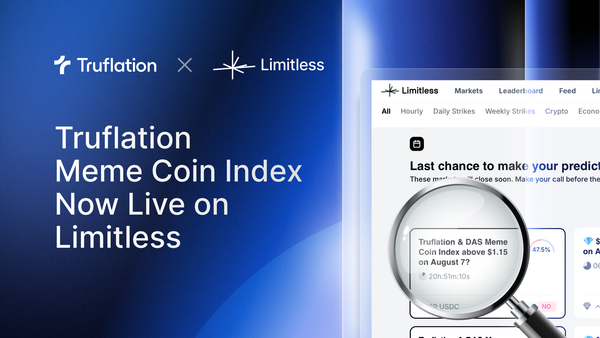 The Truflation Meme Coin Index Goes Live on Limitless Prediction Markets