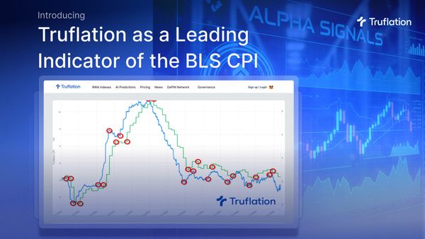 Truflation as a Leading Indicator of the Official BLS CPI Inflation Measure