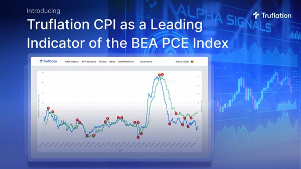 Truflation US CPI as a Leading Indicator of the BEA PCE Index