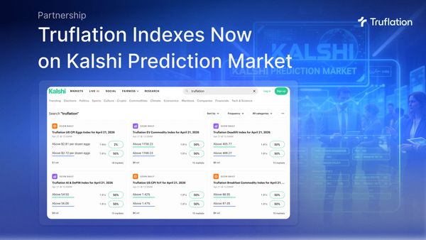 Truflation Now on Kalshi - Real-Time Inflation Data Meets Prediction Markets