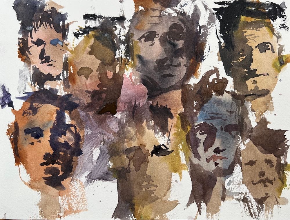 Tips for Painting Loose, expressive Faces with Watercolors