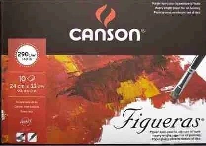 Canson Canva-Paper Figueras – best paper for acrylic painting with canvas-like texture, durable and acid-free