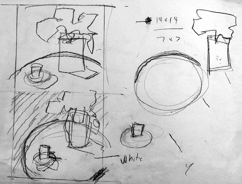 This study illustrates how working on arrangement of shapes impact composition