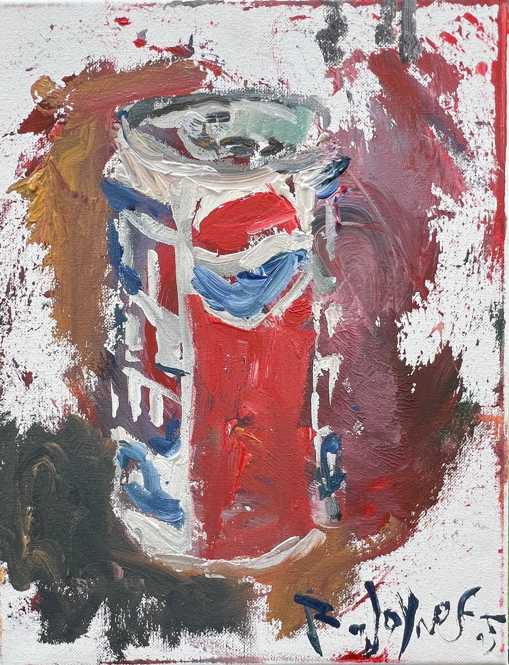 Pop art kitchen decor with Pepsi can