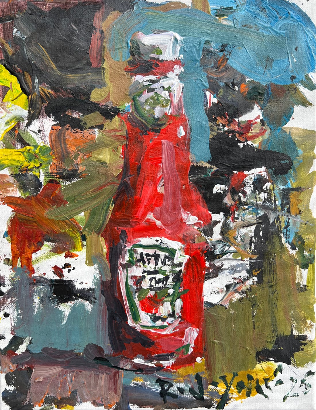 Cholula hot sauce bottle Kitchen Wall Art