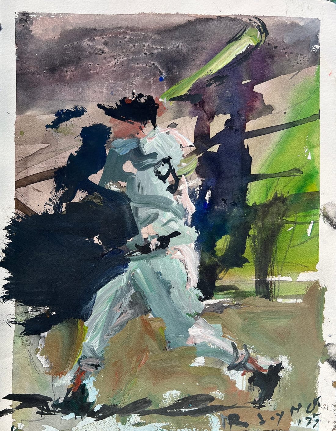 Original baseball art for sale - Red Sox legend Ted Williams