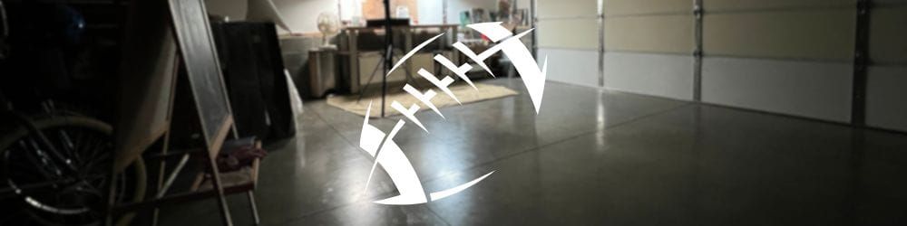 Original 49ers Art hero image with studio background pic and football symbol
