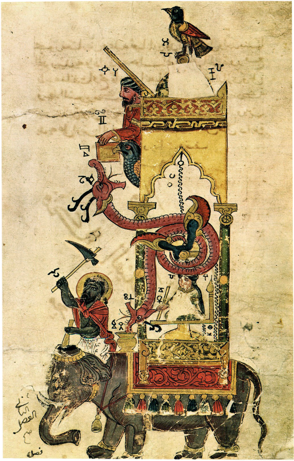 The Elephant Clock by al-Jazari